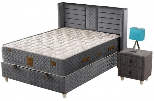 Mobilya Dükkanım Yaren 160x200 Baza+Başlık+Yatak Seti