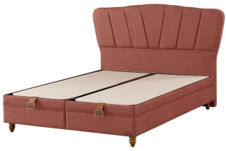 Mobilya Dükkanım Pink 180x200 Baza+Başlık+Yatak Seti