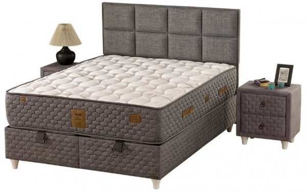 Mobilya Dükkanım Trend 140x200 Baza+Başlık+Yatak Seti
