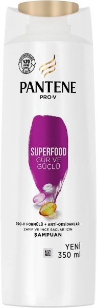 Pantene Superfood Gür ve Güçlü 350 ml Şampuan