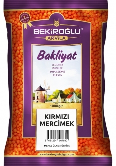Bekiroğlu Arvila Kırmızı Mercimek 1 kg