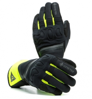 Dainese Nembo Gore-Tex (Siyah-Sarı) Motosiklet Eldiveni