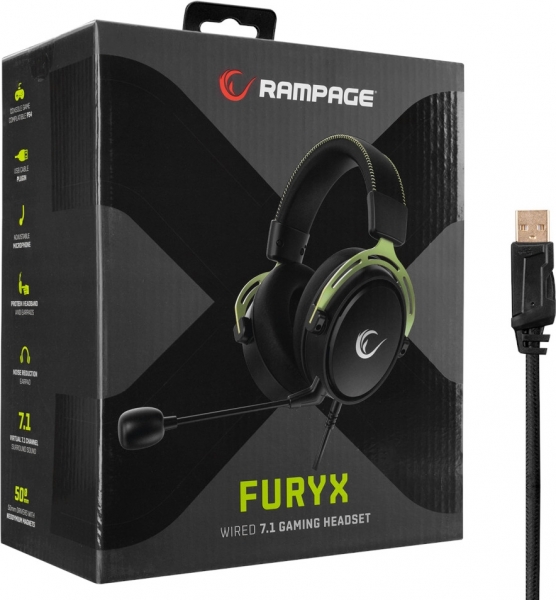 Rampage RM-F5 Fury-X Kablolu Kulaklık
