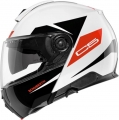 Schuberth C5 Eclıpse Beyaz-Kırmızı resim