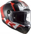 LS2 Thunder Racing 1 Kırmızı Beyaz resim