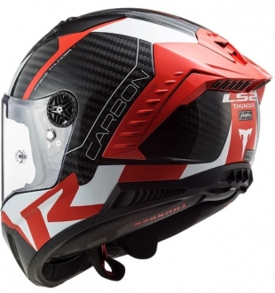 LS2 Thunder Racing 1 Kırmızı Beyaz