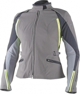 Dainese Arya Dark Gull Grey Castle Rock Fluo Yellow Motosiklet Montu