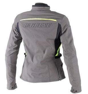 Dainese Arya Dark Gull Grey Castle Rock Fluo Yellow Motosiklet Montu