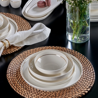 Neva Velvet Gold N3455 28 Parça Yemek Takımı