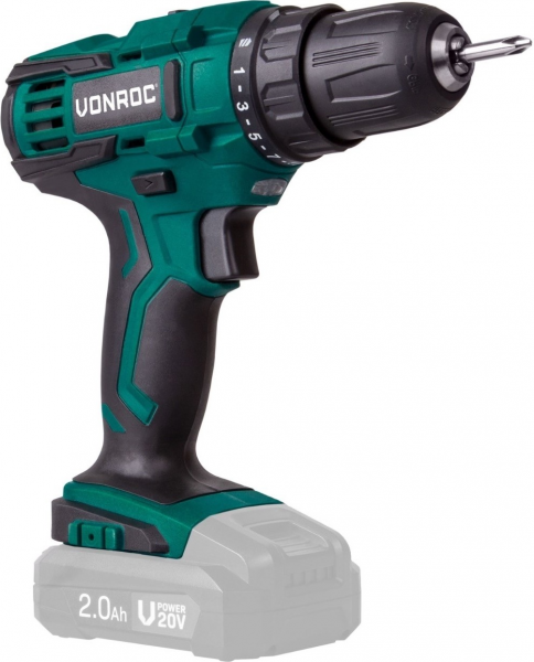 Vonroc VPower 20V Solo Akülü Matkap (Aküsüz)