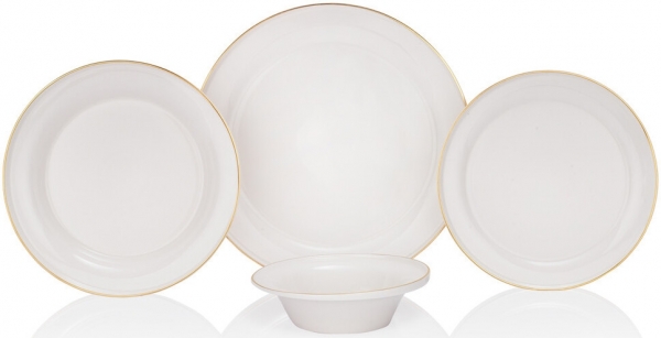 Schafer Rare ALT01 24 Parça Yemek Takımı (Altın)