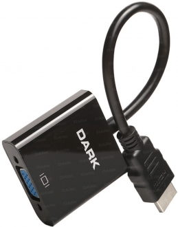Dark HDMI to Analog VGA Dönüştürücü