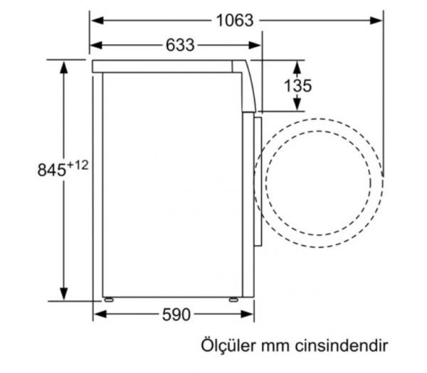 Siemens WM12N180TR Çamaşır Makinesi