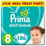 Prima Aktif Bebek 8 Beden 186 Adet resim