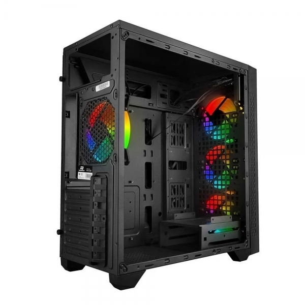 PowerBoost VK-C12B 4X Fan Bilgisayar Kasası