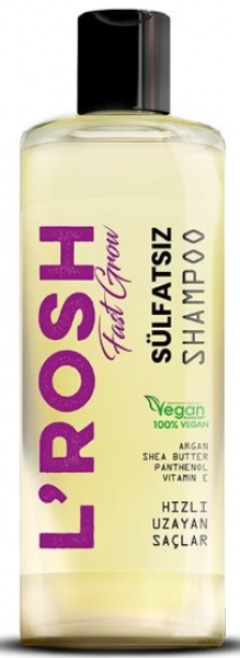 L'rosh Fast Grow Hızlı Uzayan Saçlar İçin Sülfatsız 400 ml Şampuan