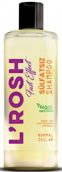 L'rosh Fast Effect Sülfatsız 400 ml Şampuan