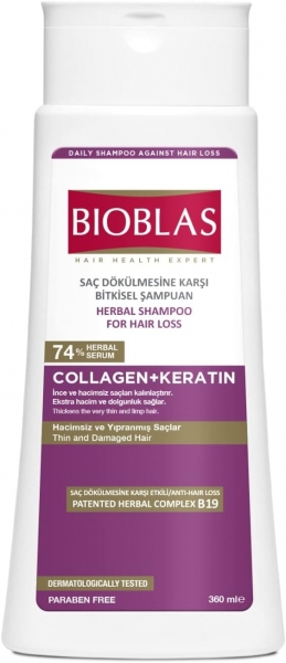 Bioblas Kolajen ve Keratin 360 ml Şampuan