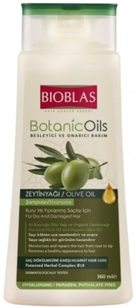 Bioblas Botanic Oils Zeytinyağlı 360 ml Şampuan