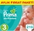Prima Aktif Bebek 3 Beden 216 Adet Bebek Bezi