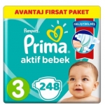 Prima Aktif Bebek 3 Beden 248 Adet resim