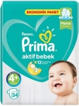 Prima Aktif Bebek 4+ Beden 34 Adet resim