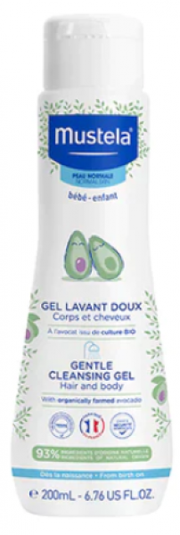 Mustela Organik Avokado İçeren Yenidoğan 200 ml Şampuan