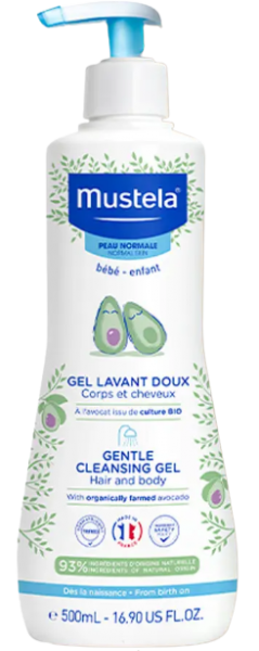 Mustela Organik Avokado İçeren Yenidoğan 500 ml Şampuan