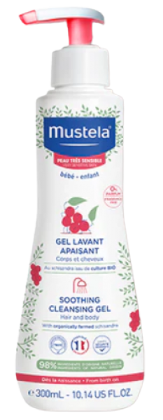 Mustela Çok Hassas Ciltler için Doğal ve Parfümsüz Rahatlatıcı Şampuan 300 ml Şampuan