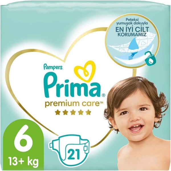 Prima Premium Care 6 Beden 21 Adet Bebek Bezi