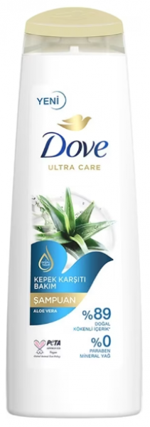 Dove Ultra Care Saç Bakım Kepek Karşıtı Bakım Aloe Vera 400 ml Şampuan
