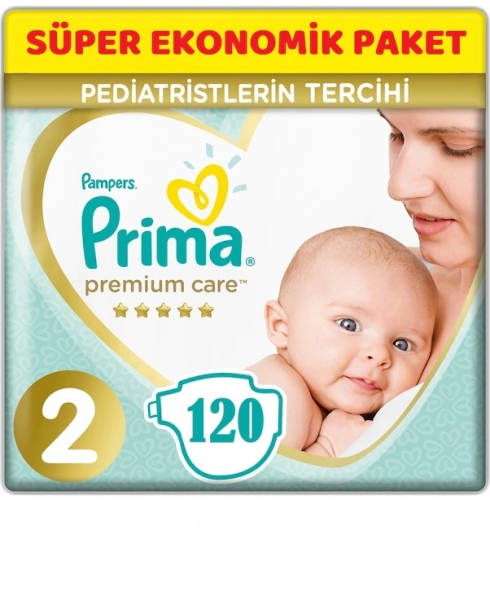 Prima Premium Care 2 Beden 120 Adet Bebek Bezi