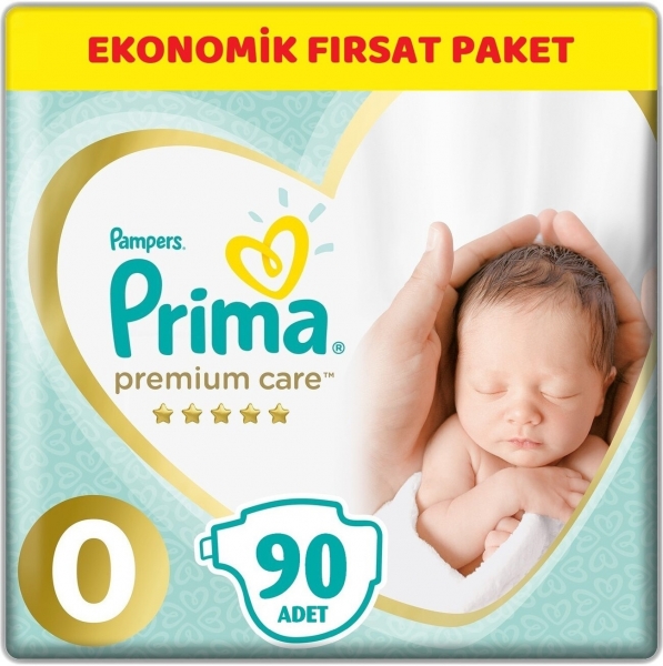 Prima Premium Care 0 Beden 90 Adet Bebek Bezi