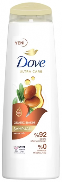 Dove Ultra Care Saç Bakım ve Onarıcı Bakım Argan Yağı 400 ml Şampuan