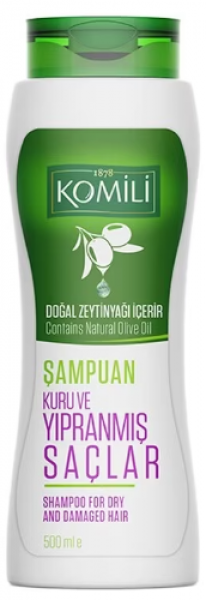 Komili Kuru ve Yıpranmış Saçlar İçin Temel Bakım 500 ml Şampuan