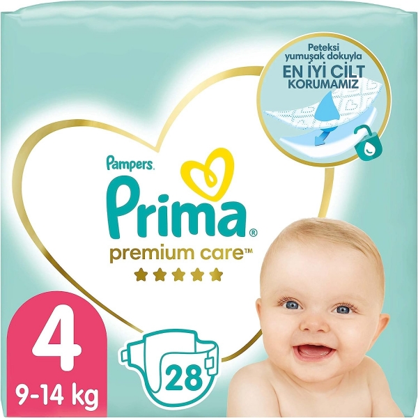 Prima Premium Care 4 Beden 28 Adet Bebek Bezi
