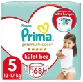 Prima Premium Care Külot Bez 5 Beden 68 Adet Bebek Bezi