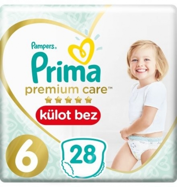 Prima Premium Care Külot Bez 6 Beden 28 Adet Bebek Bezi