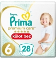 Prima Premium Care Külot Bez 6 Beden 28 Adet Bebek Bezi