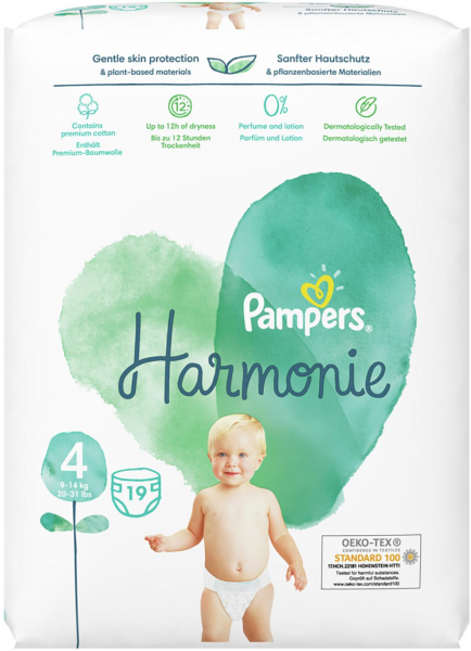 Prima Harmonie 4 Beden 19 Adet Bebek Bezi