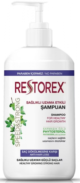 Restorex Sağlıklı Uzama Etkili Saç Dökülmesine Karşı 1000 ml Şampuan