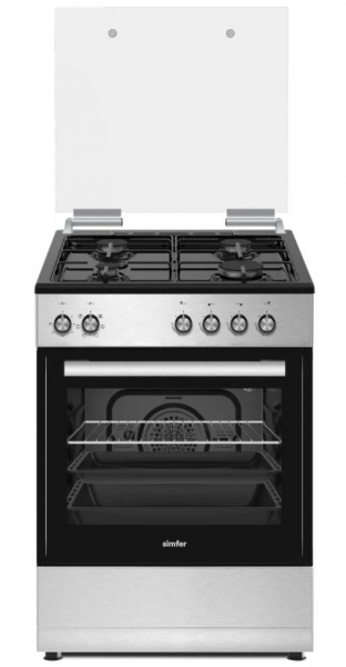 Simfer 1260 İnox Black 4G Multi Turbo Fırın Solo Fırın