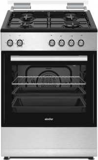 Simfer 1260 İnox Black 4G Multi Turbo Fırın resim