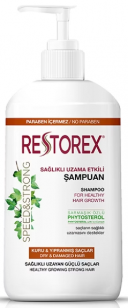 Restorex Sağlıklı Uzama Etkili Kuru ve Yıpranmış Saçlar İçin 1000 ml Şampuan