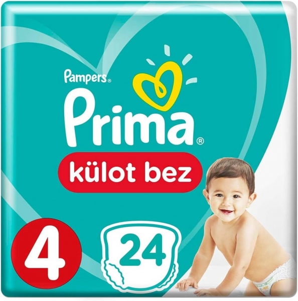 Prima Külot Bez 4 Beden 24 Adet Bebek Bezi
