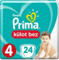 Prima Külot Bez 4 Beden 24 Adet Bebek Bezi