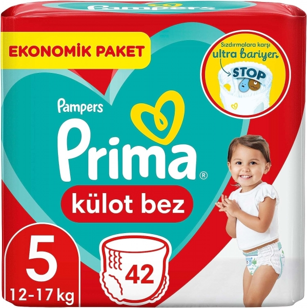 Prima Külot Bez 5 Beden 42 Adet Bebek Bezi