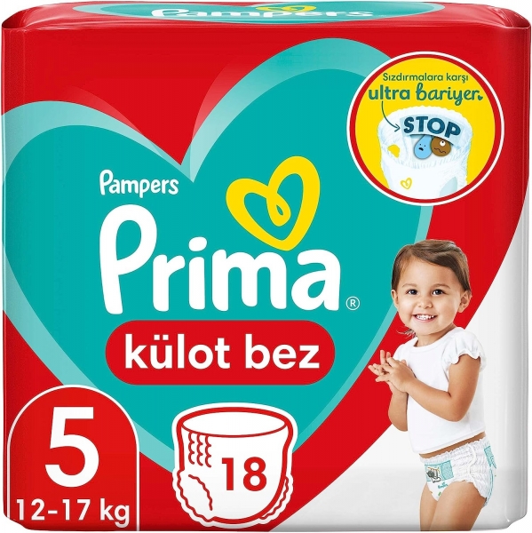 Prima Külot Bez 5 Beden 18 Adet Bebek Bezi