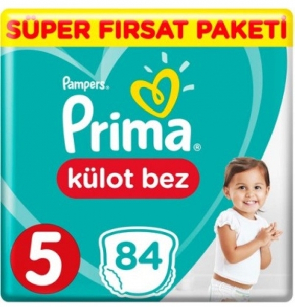 Prima Külot Bez 5 Beden 84 Adet Bebek Bezi