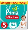 Prima Külot Bez 5 Beden 84 Adet Bebek Bezi